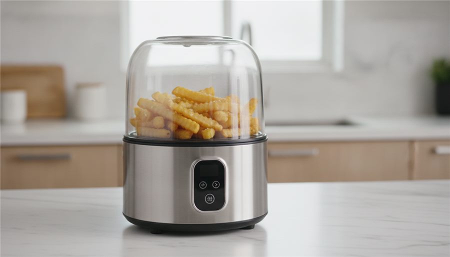 Elite Gourmet Glass Air Fryer 2.4Qt