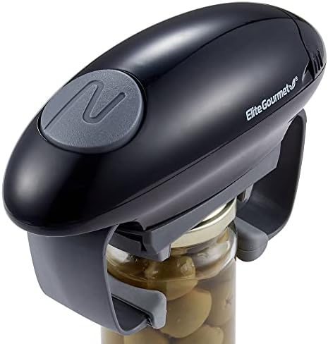 Elite Gourmet EJO800 High Power Torque Automatic Battery Operated Electric Jar Opener