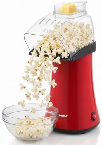 Elite Gourmet 16 Cup Hot Air Popcorn Maker, Rotary Wind Motor for Even Popping, No Oil Needed